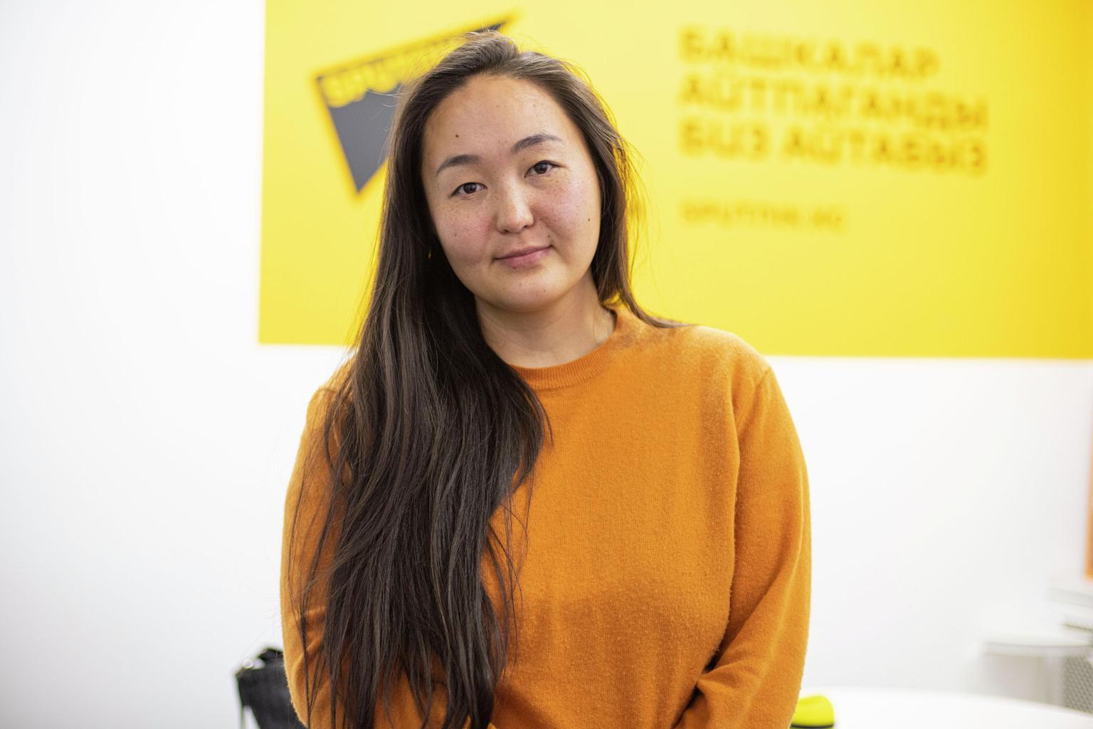 Автор проекта "Юрта благодатная", художница Алтынай Осмоева