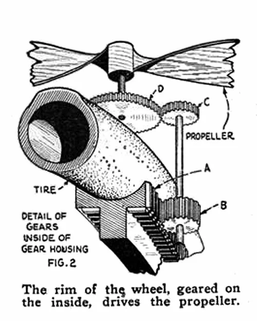 Чертёж велоглайдера