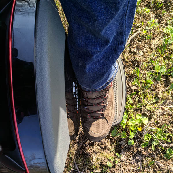 Inmotion V10 стопа на педалях