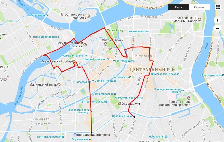 Лиговский - обводный