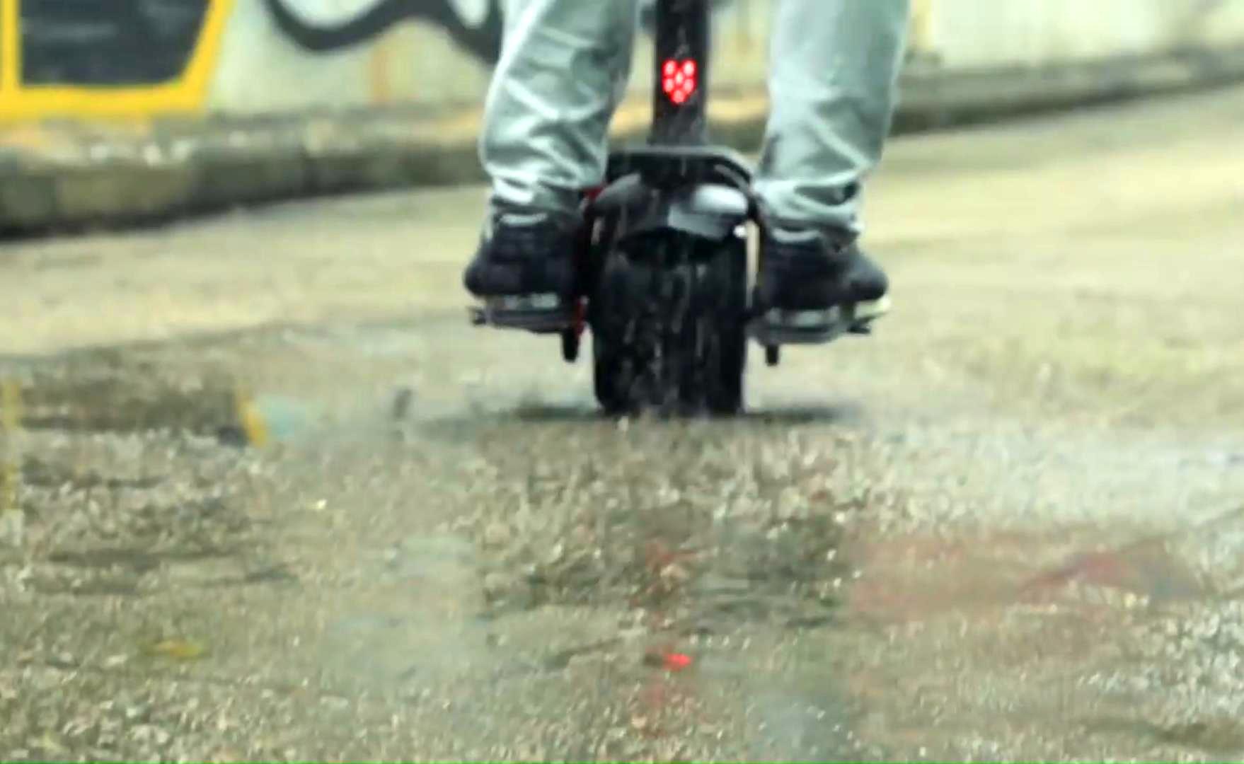 Моноколесо с рулем - влагозащита