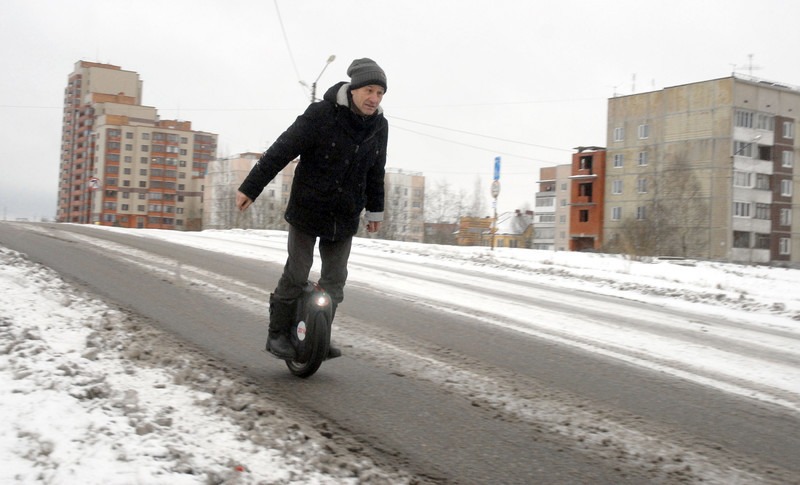 На GotWay Msuper 3 с горки