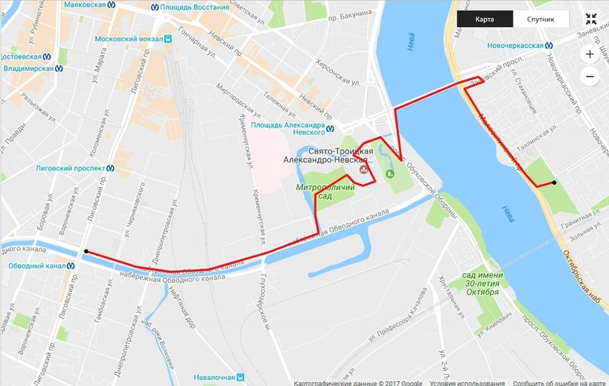 Обводный - А.-Невская лавра