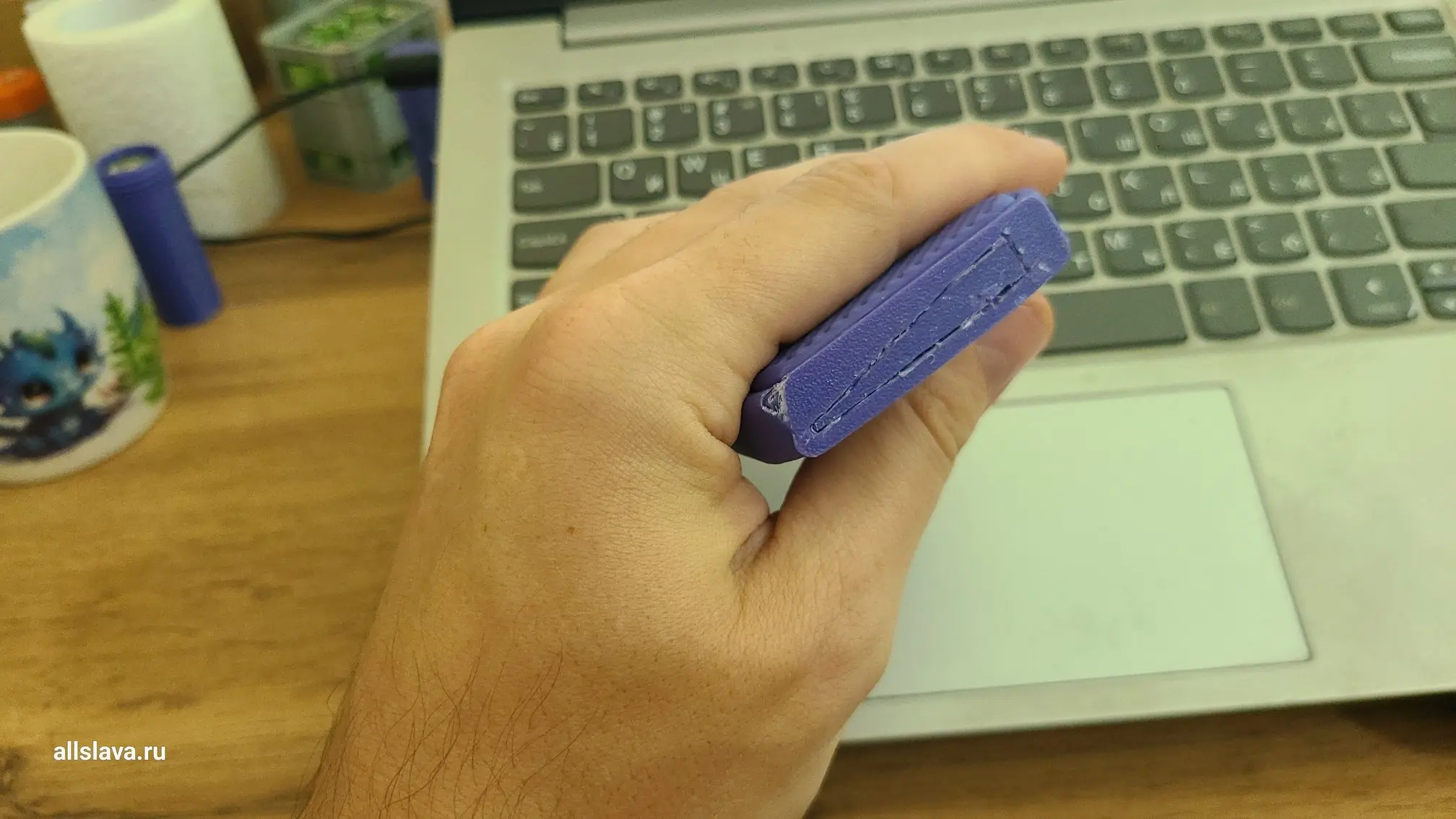 Первая печать - расковырял визитницу, чтобы она заработала