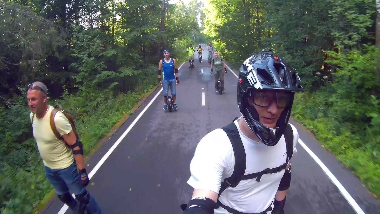 Покатушки на моноколесе