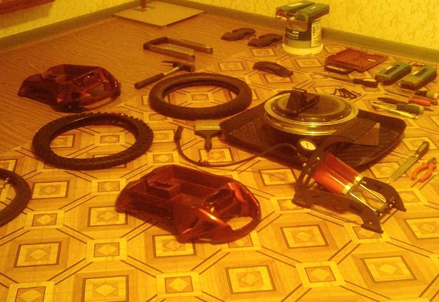 RockWheel GT16 в разобранном виде