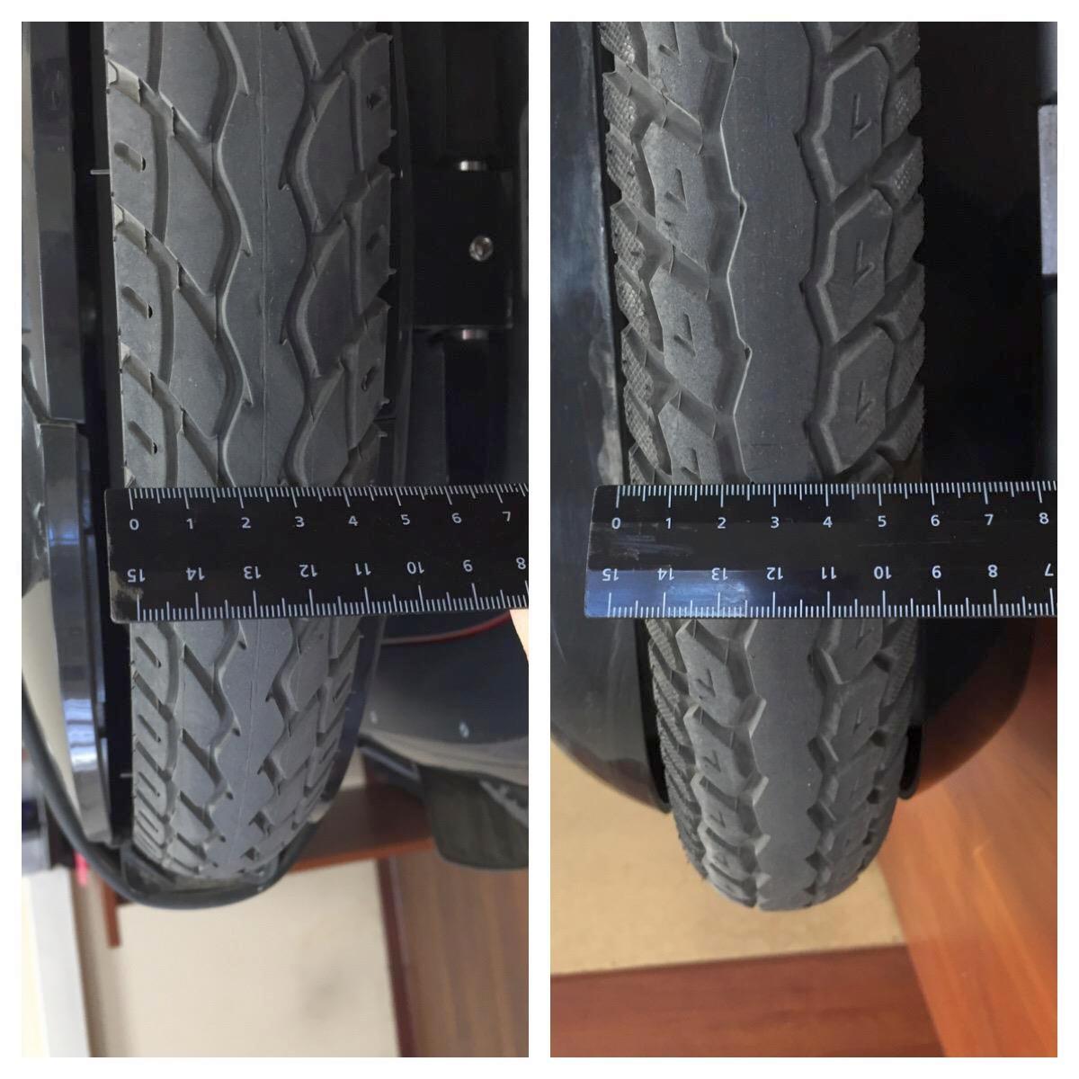 Ширина покрышек Inmotion V8 и GotWay Msuper 3