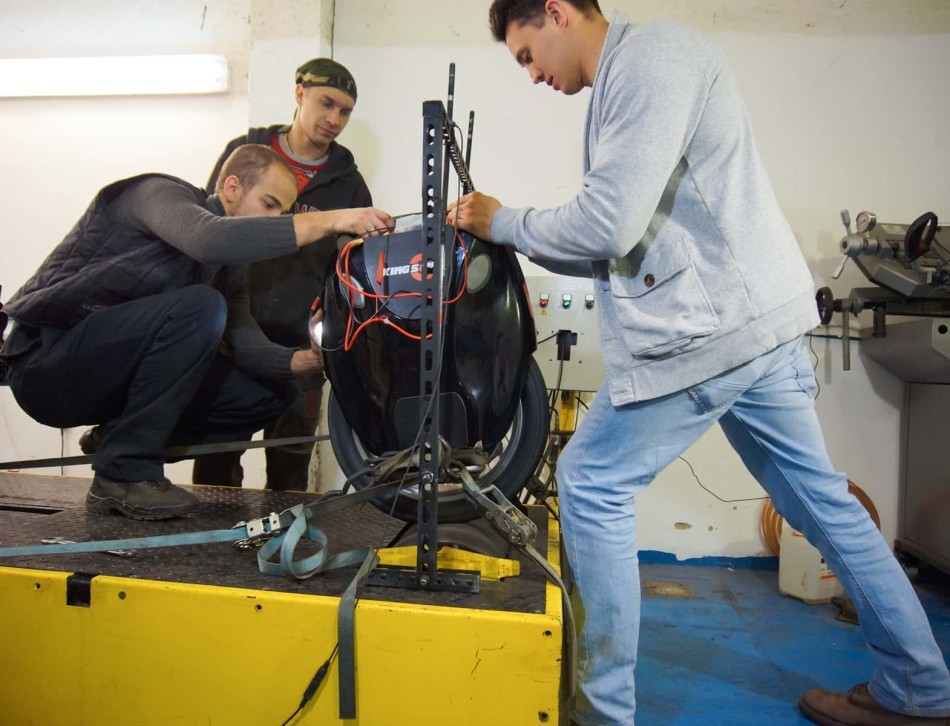 Тестирование моноколес