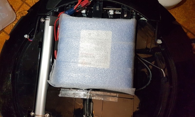 Утепление батареи моноколеса