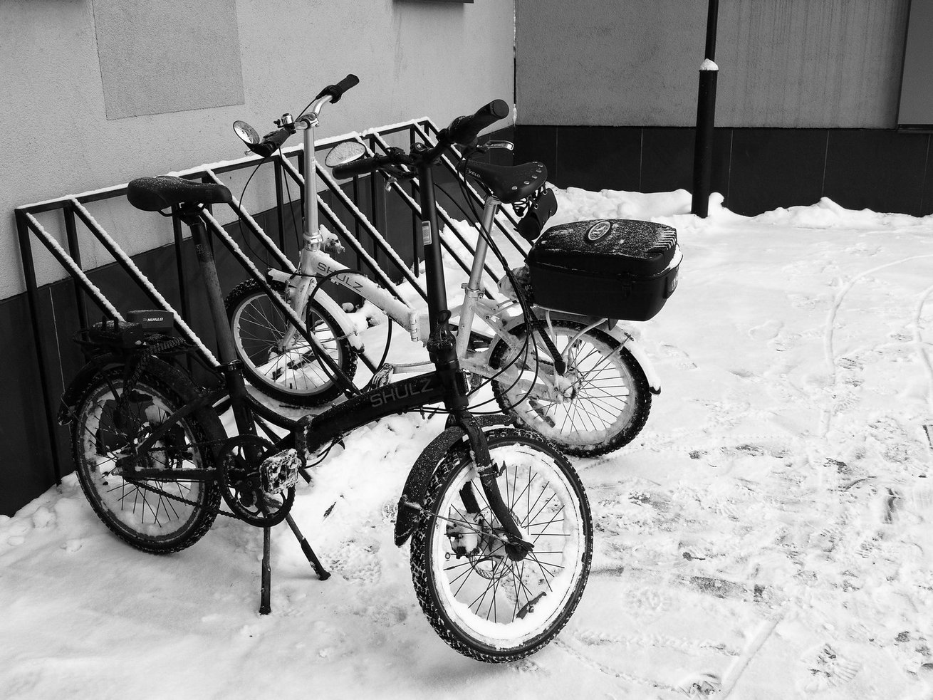 Велосипед зимой