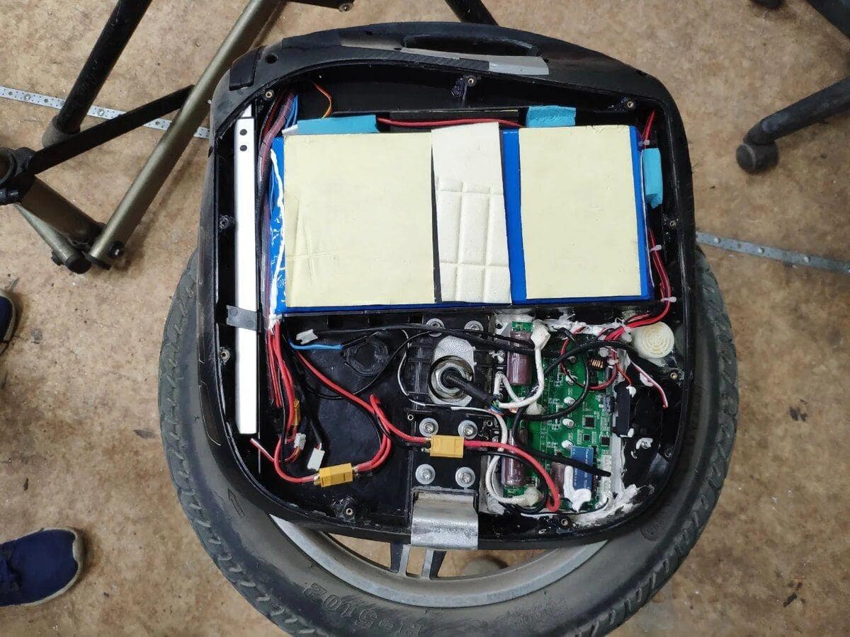 Внутренности моноколеса