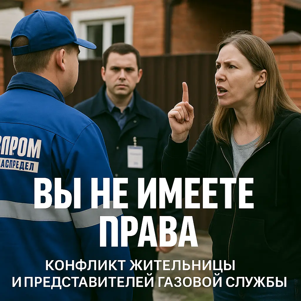 «Вы не имеете права»: конфликт жительницы и представителей газовой службы попал на видео