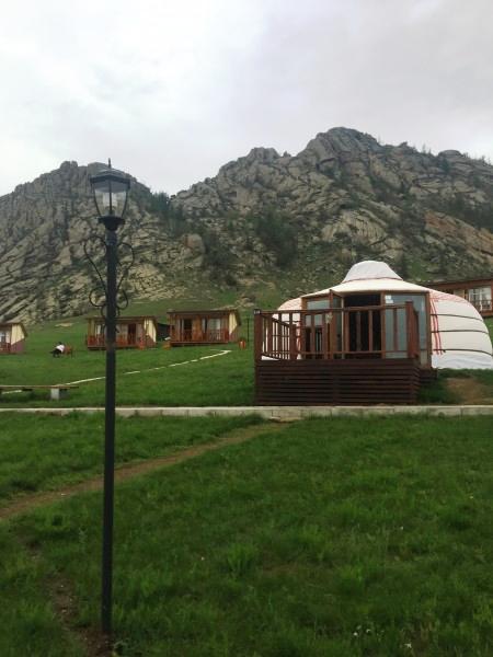 Юрта на тур базе в Монголии