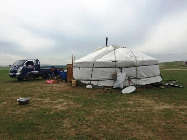 Юрта снаружи