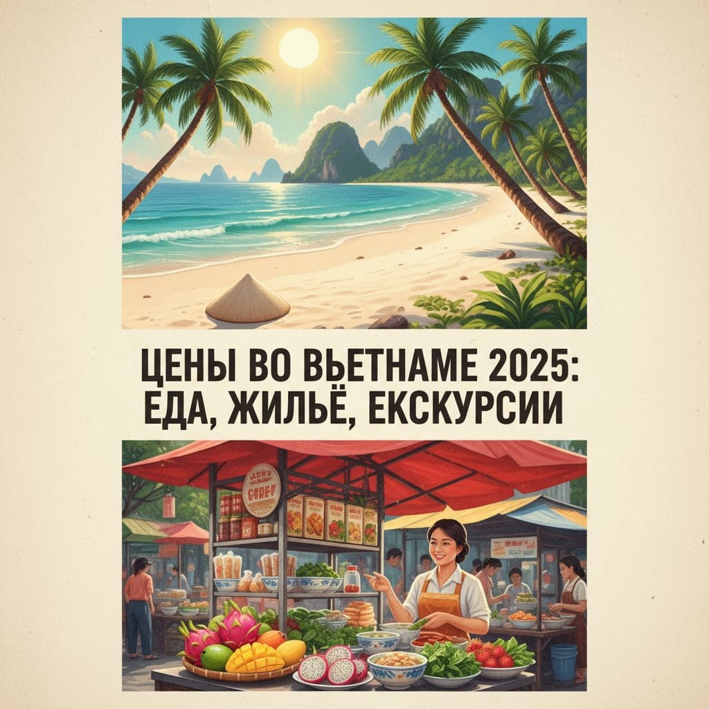 Цены во Вьетнаме в 2025: еда, жилье, экскурсии и всякие хитрости
