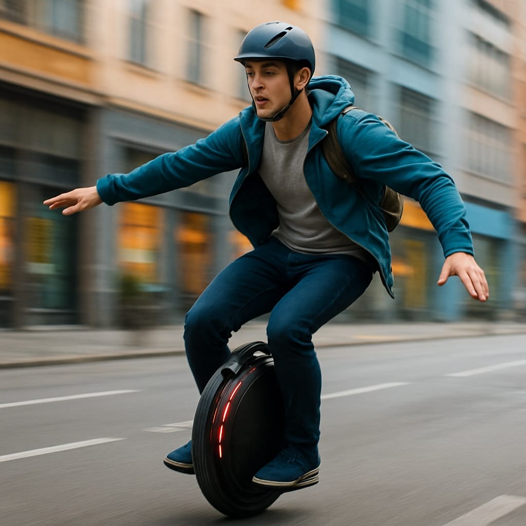 Как научиться ездить на моноколесе?