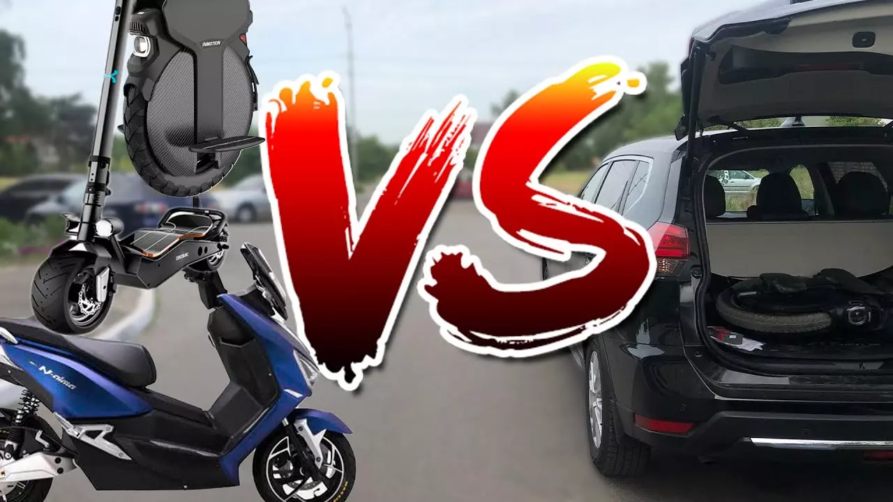 Авто и электросамокат, моноколесо, электроскутер - конкуренты?