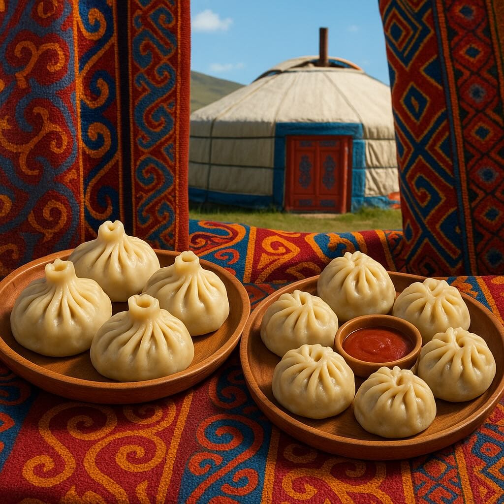 Буузы не только бурятская, но и тувинская еда