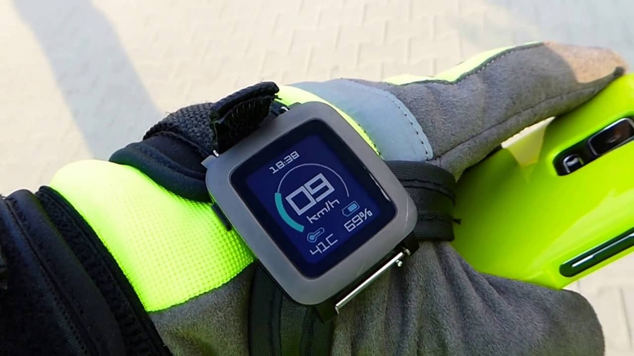 Часы Pebble и WheelLog