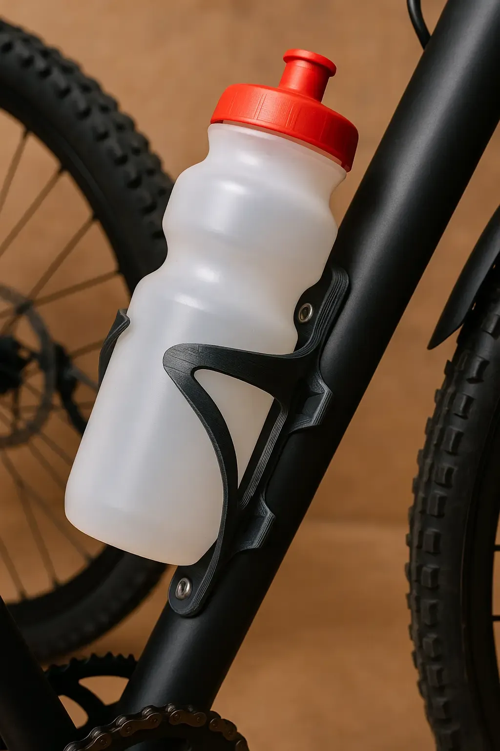 Держатель бутылочки для велосипеда на 3D принтере