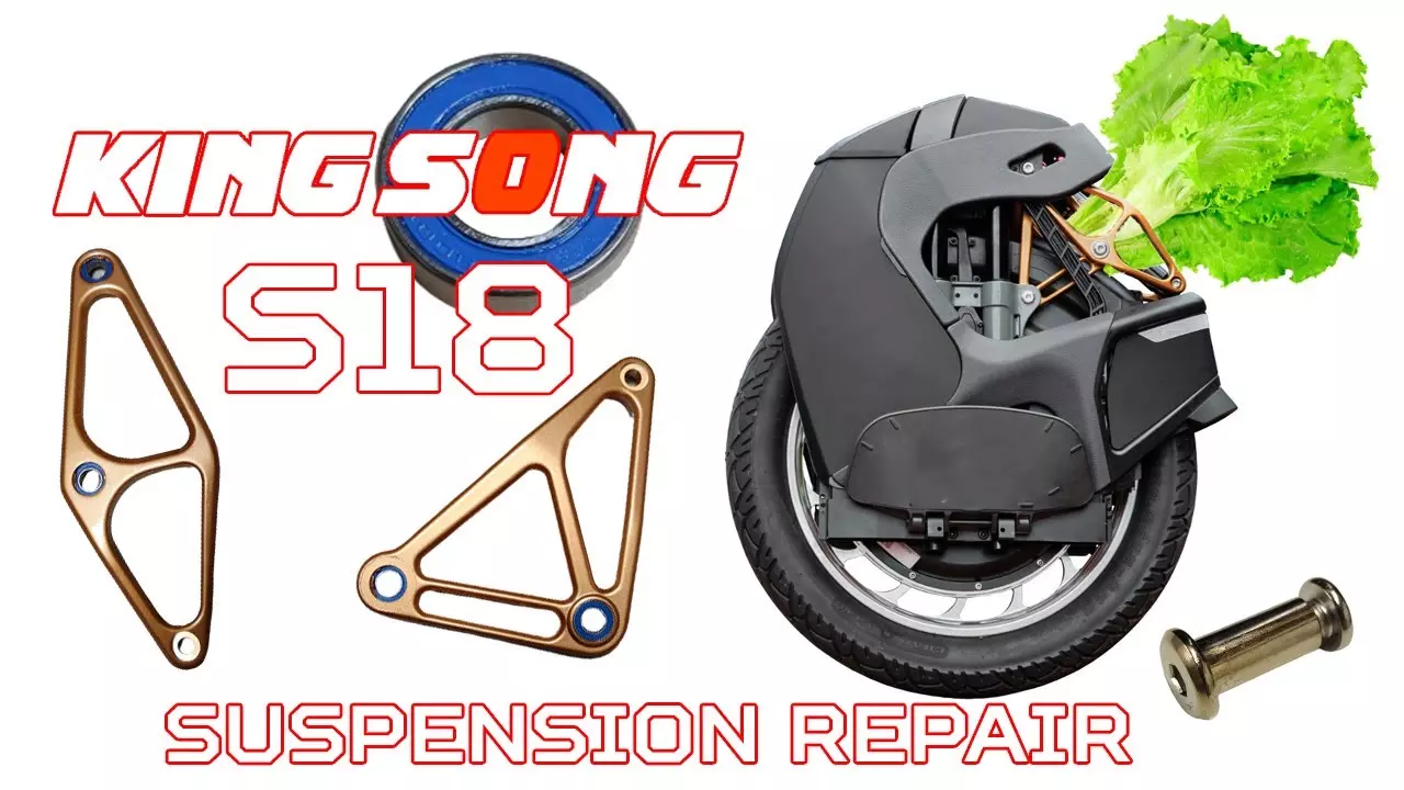 Кингсонг S18 ремонт подвески и гидроизоляция