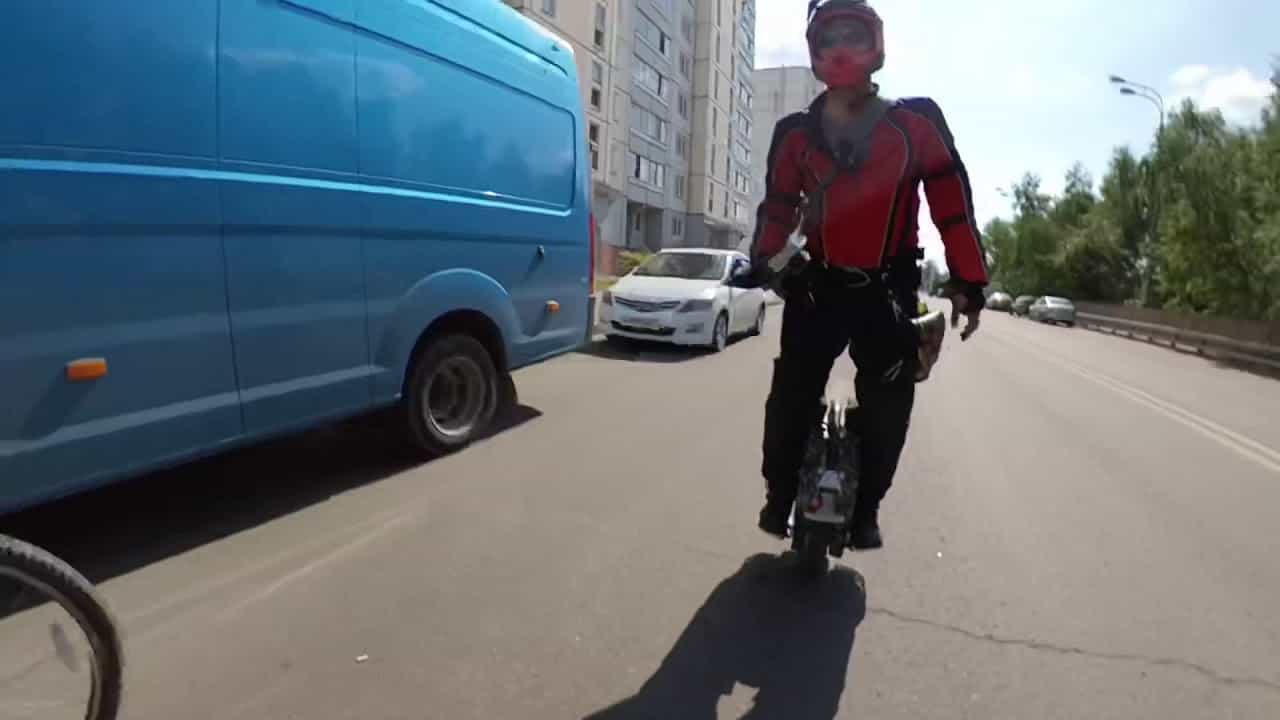 Моноколесо с амортизаторами