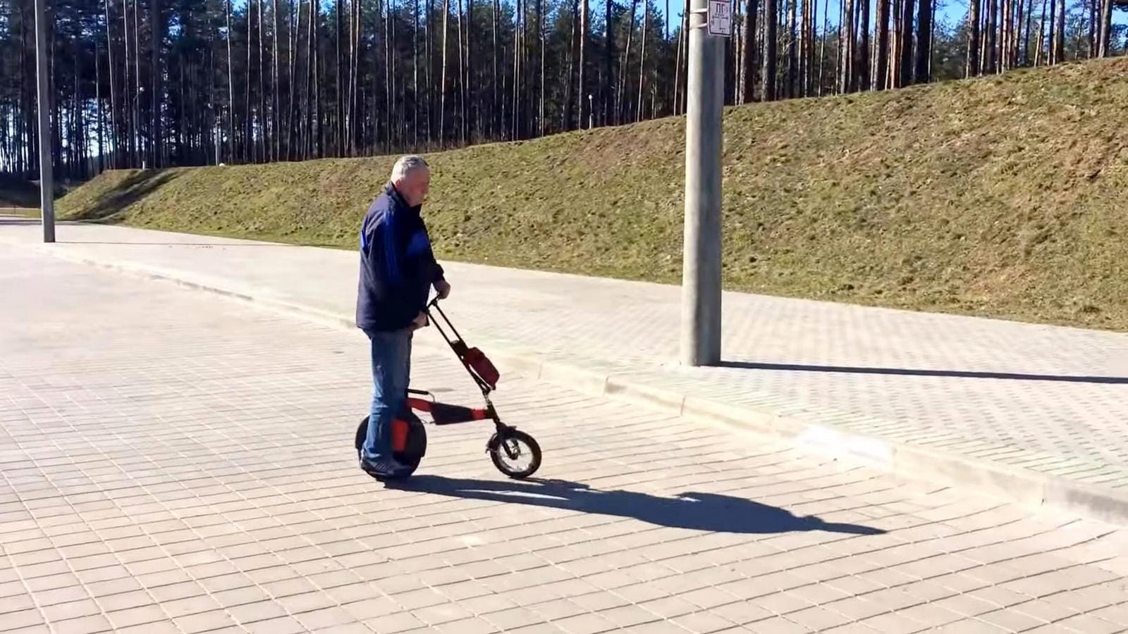 Моноколесо - самокат