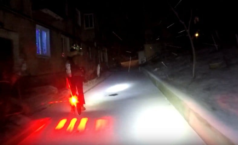 Моноколесо - свет для поездок ночью