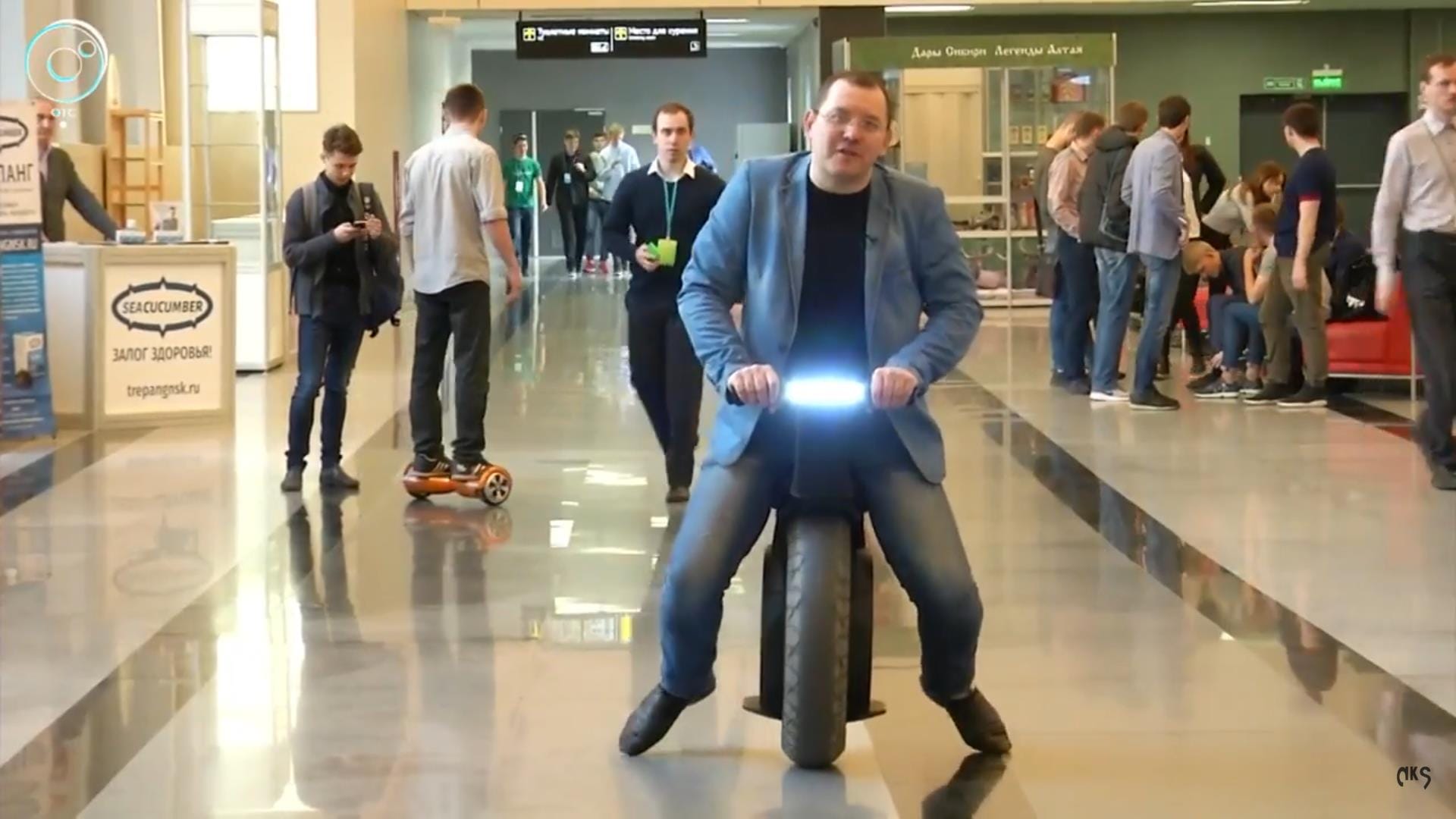 Моноколесо в Экспоцентре Новосибирска