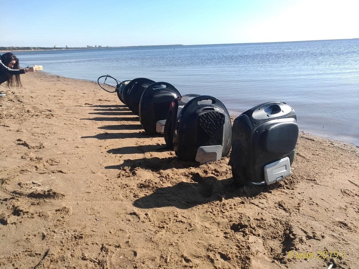 Моноколёса на Финском заливе