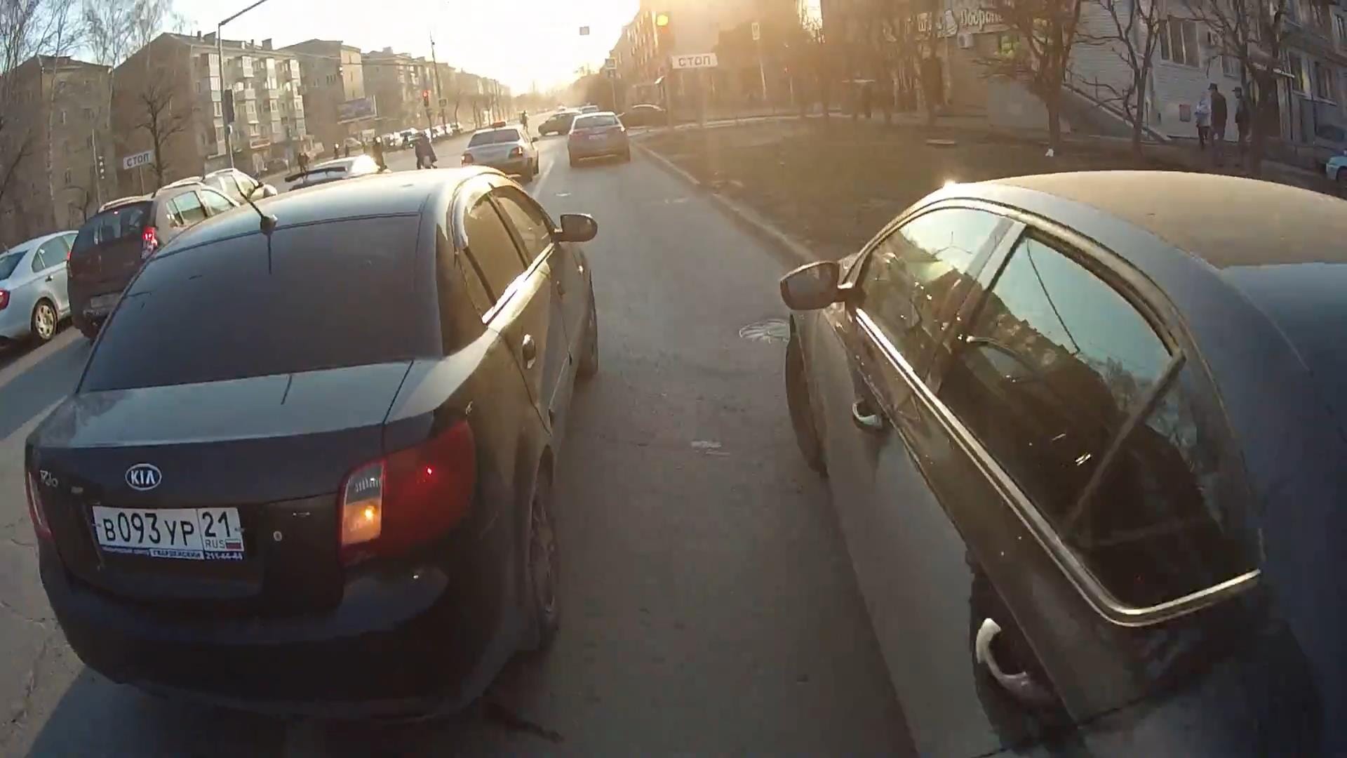 На моноколесе по трассе