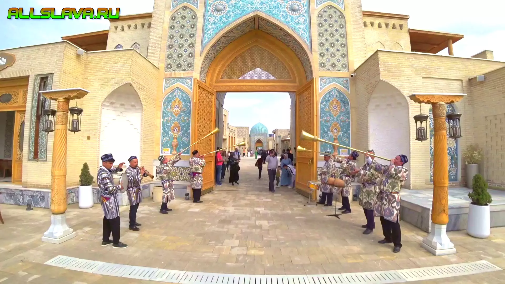 Наурыз в Самарканде, народные песни и пляски