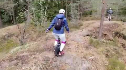 Оффроад по финским скалам