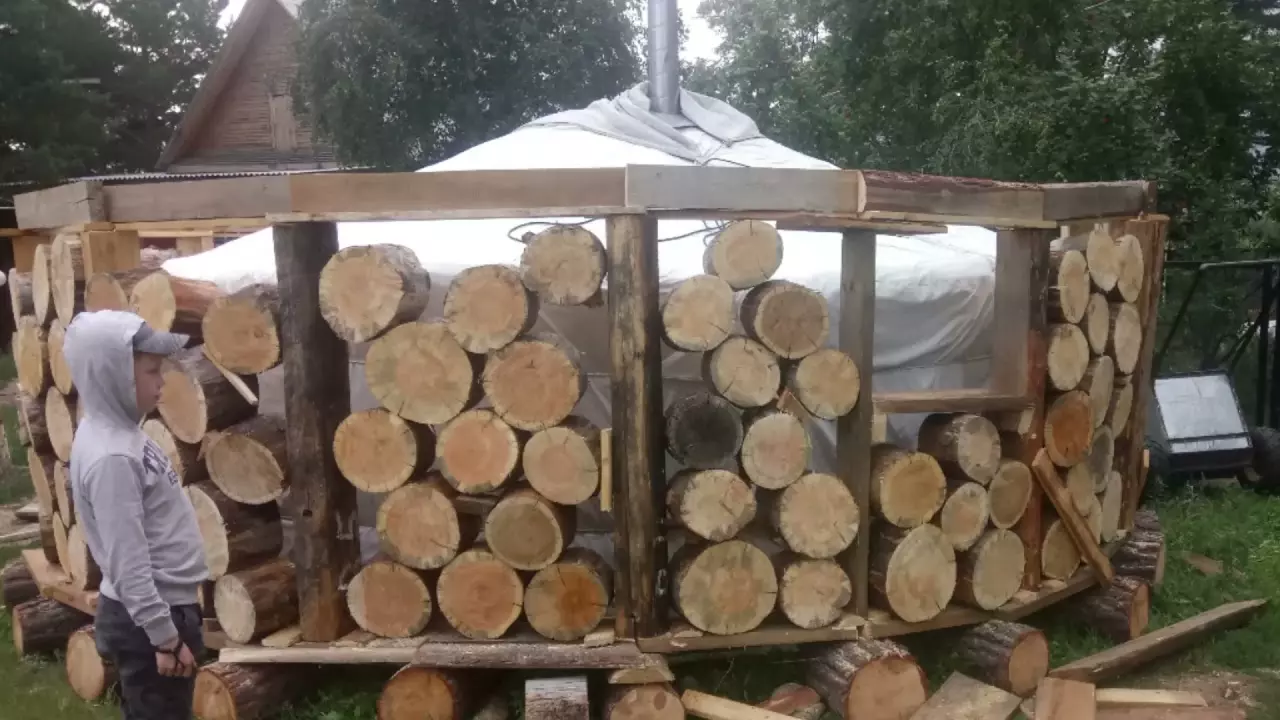 Переделка юрты под глиночурку