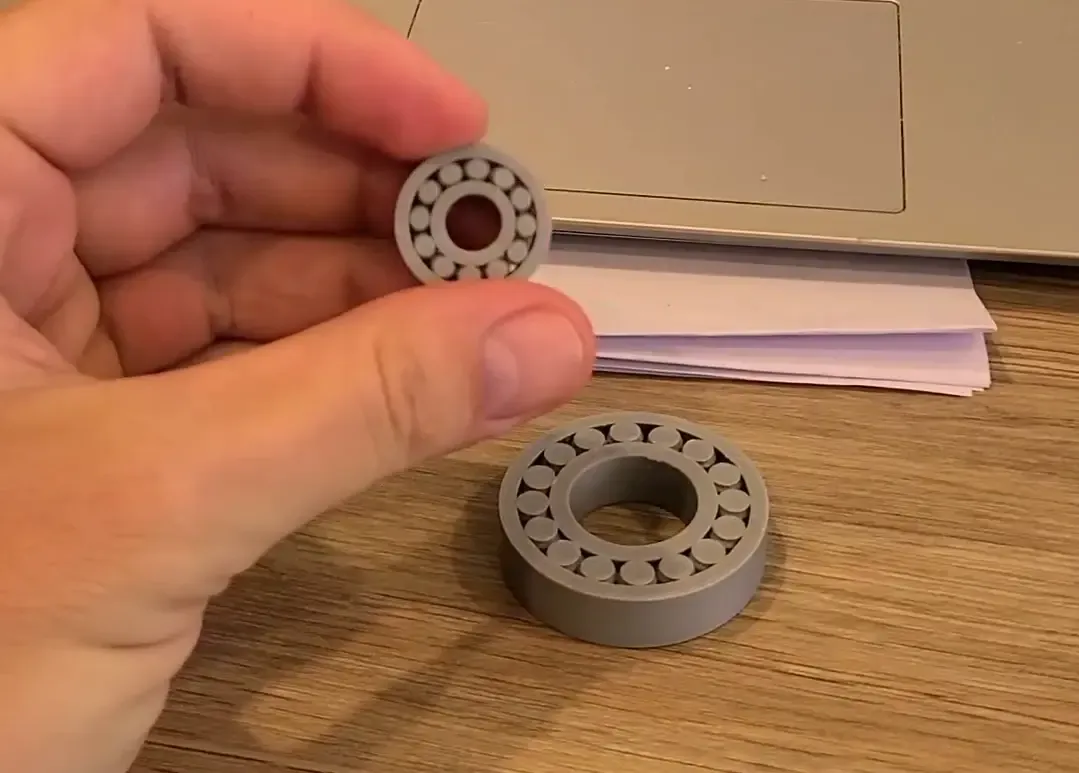 Подшипник распечатанный на 3D принтере