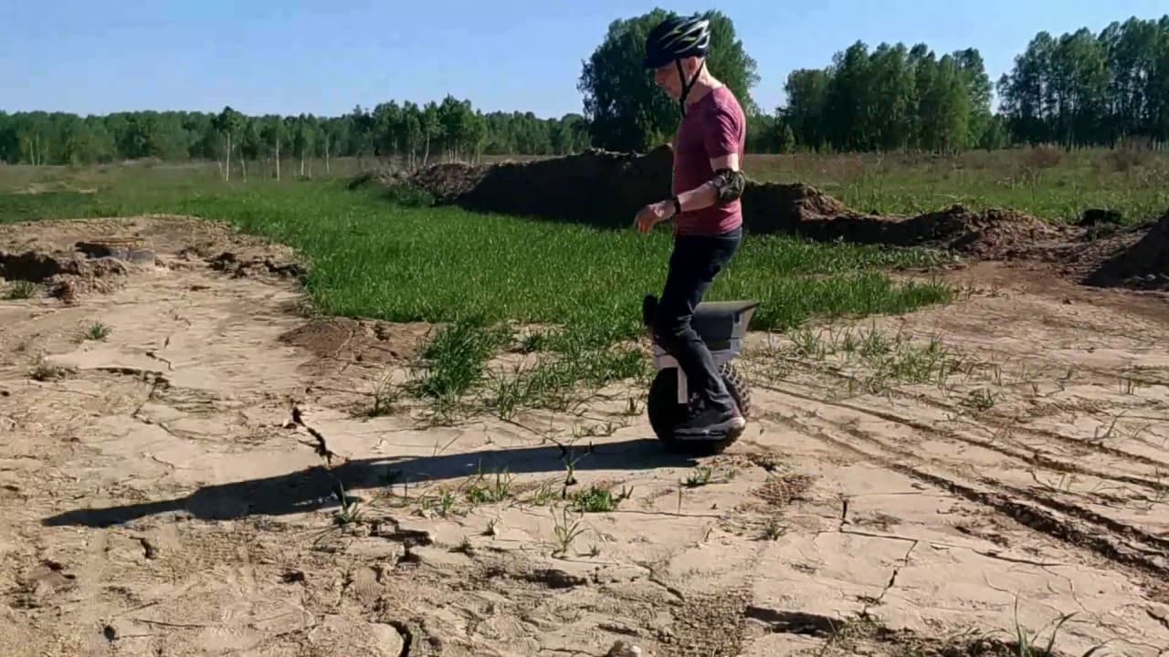 Самодельное моноколесо бублик 18