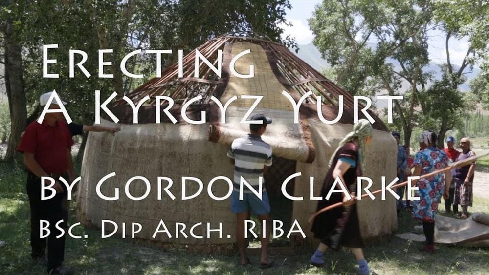 Сборка юрты в Кыргызстане