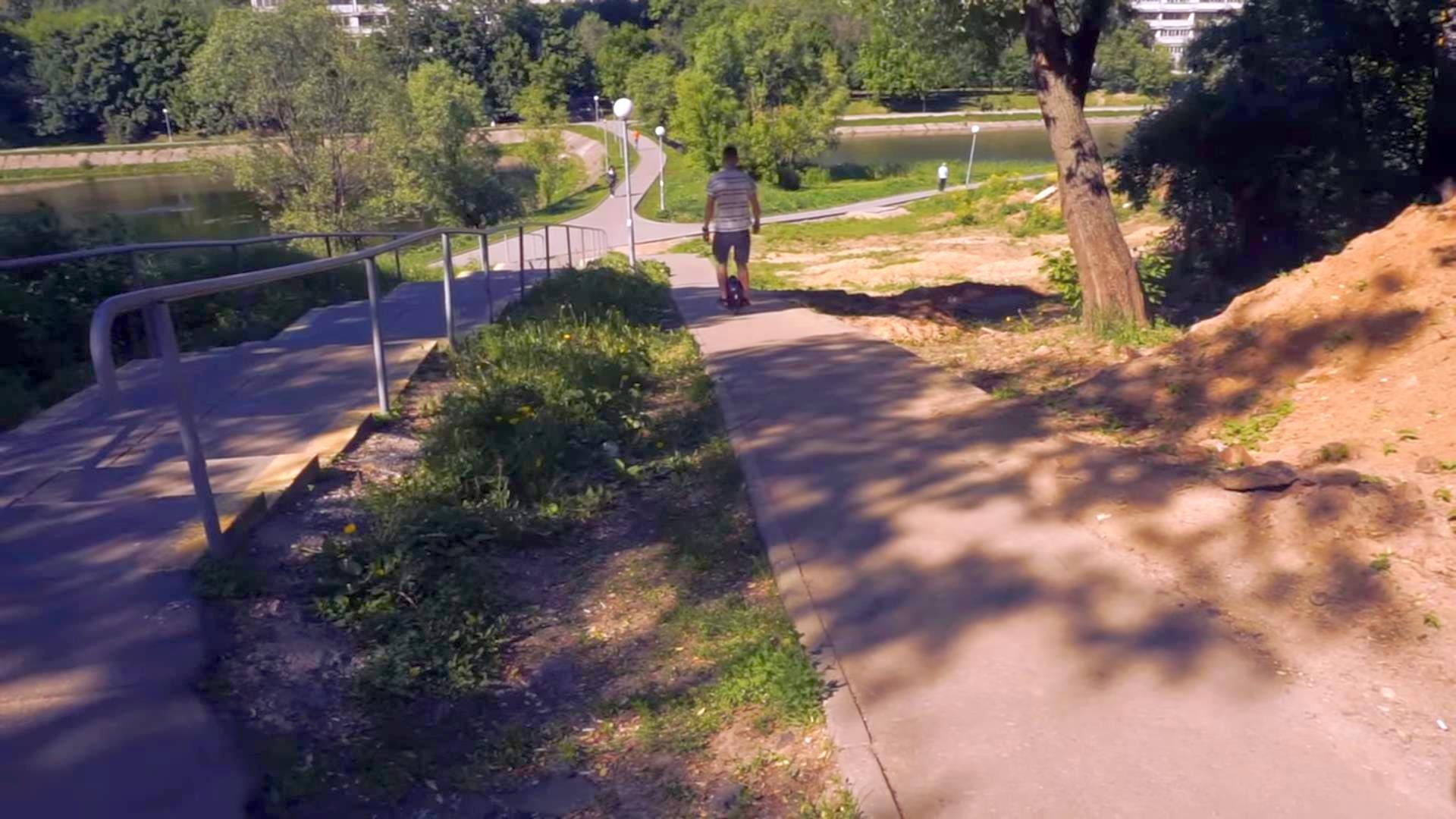 Тест драйв моноколеса