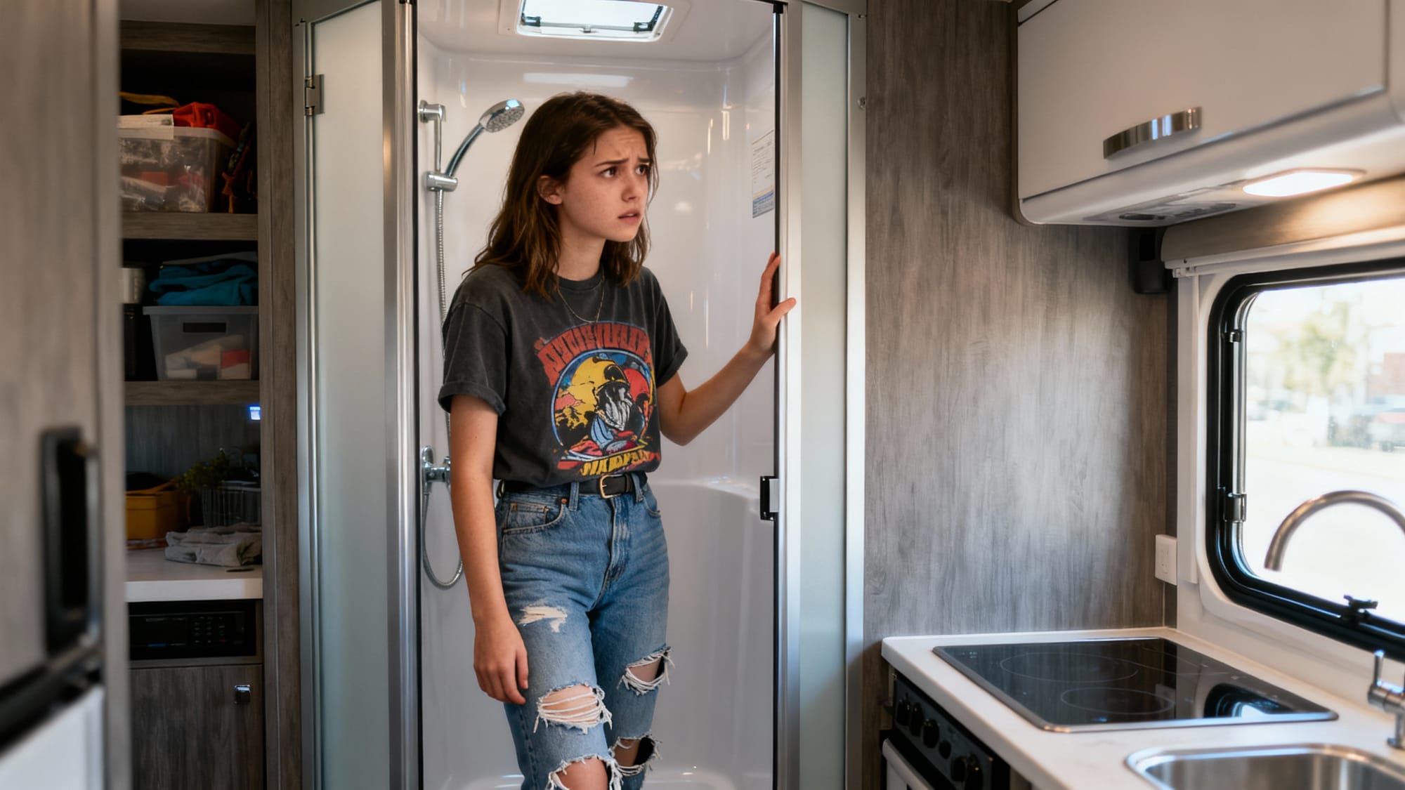 Душ в автодоме: роскошь или головная боль?