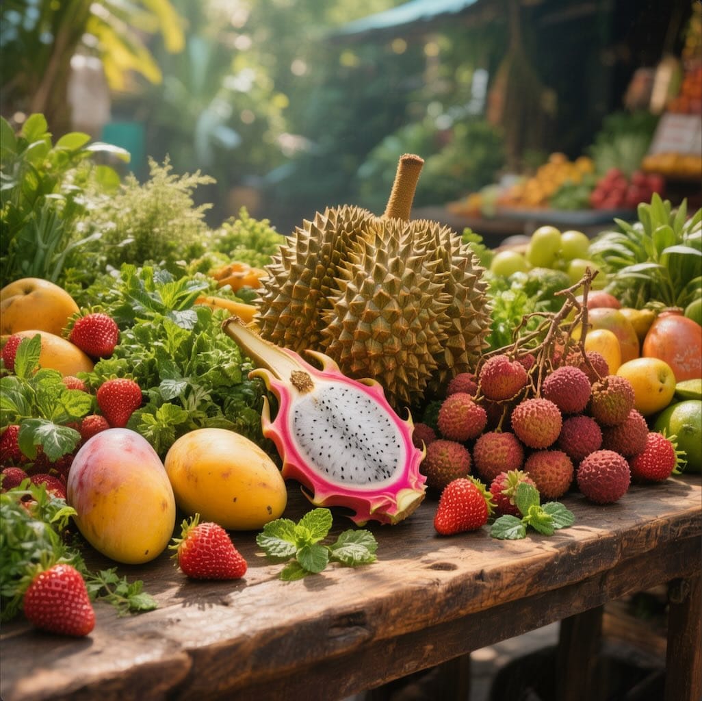 Сезонность фруктов и овощей во Вьетнаме