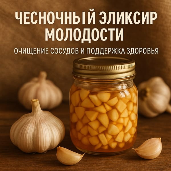 Чистка сосудов чесноком. Рецепт из Бабушкиного сундука