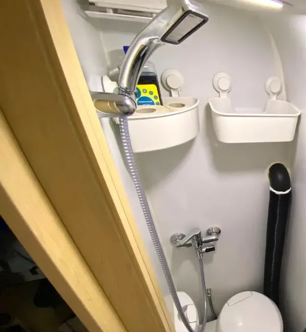 Душ в автодом своими руками