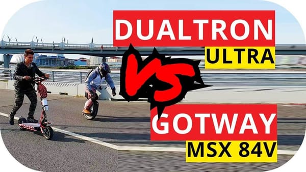 GotWay MSX 84v VS электросамоката Dualtron Ultra