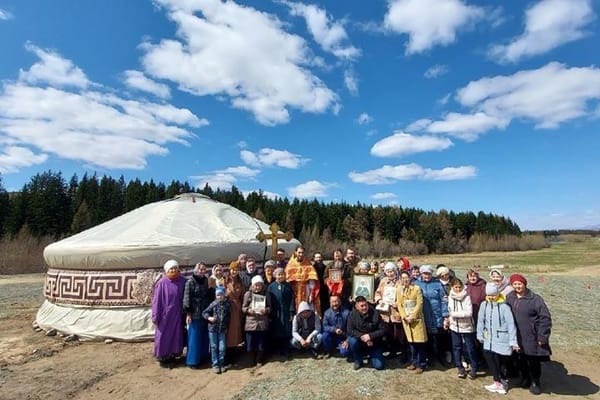 Храм юрта в Туве