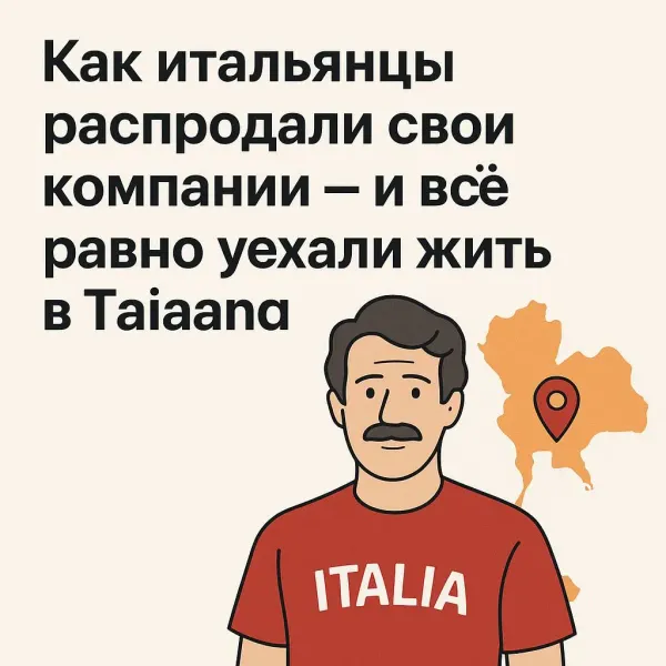 Как итальянцы просрали свои компании — и всё равно уехали жить в Таиланд