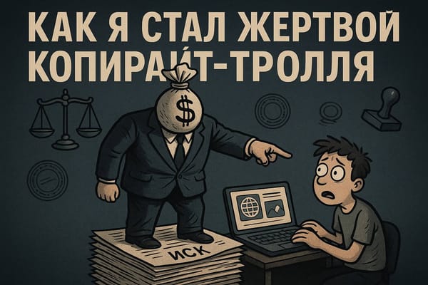 Как я стал жертвой копирайт-тролля — и что теперь с этим делать