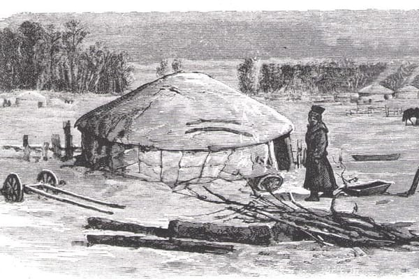 Кочевая войлочная юрта