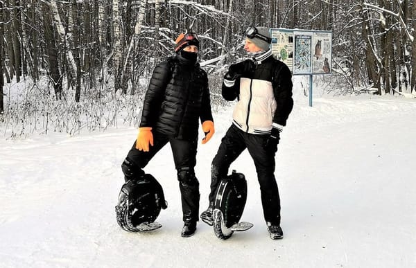 Моноколеса KingSong и NineBot зимой