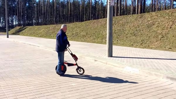 Моноколесо - самокат