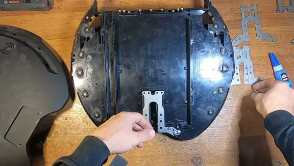 Усиление корпуса KS-18L двойными пластинами